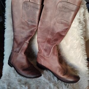 Frye Women's Over-the-Knee Leather Boots - Brown